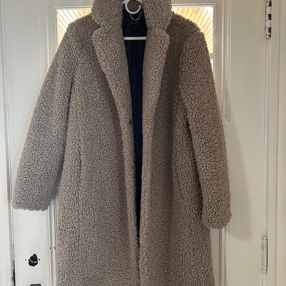 J.Crew Teddy Coat